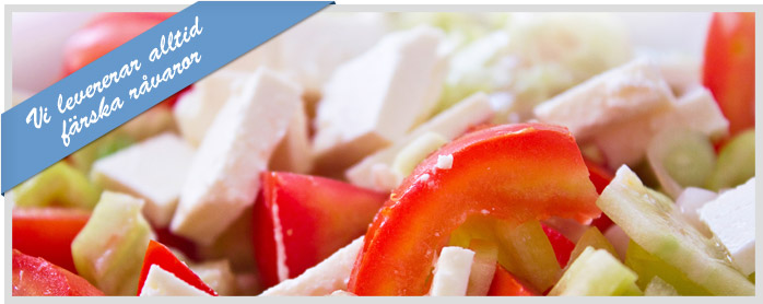 Vi levererar alltid färska råvaror